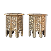 Pair of eastern style guèridons