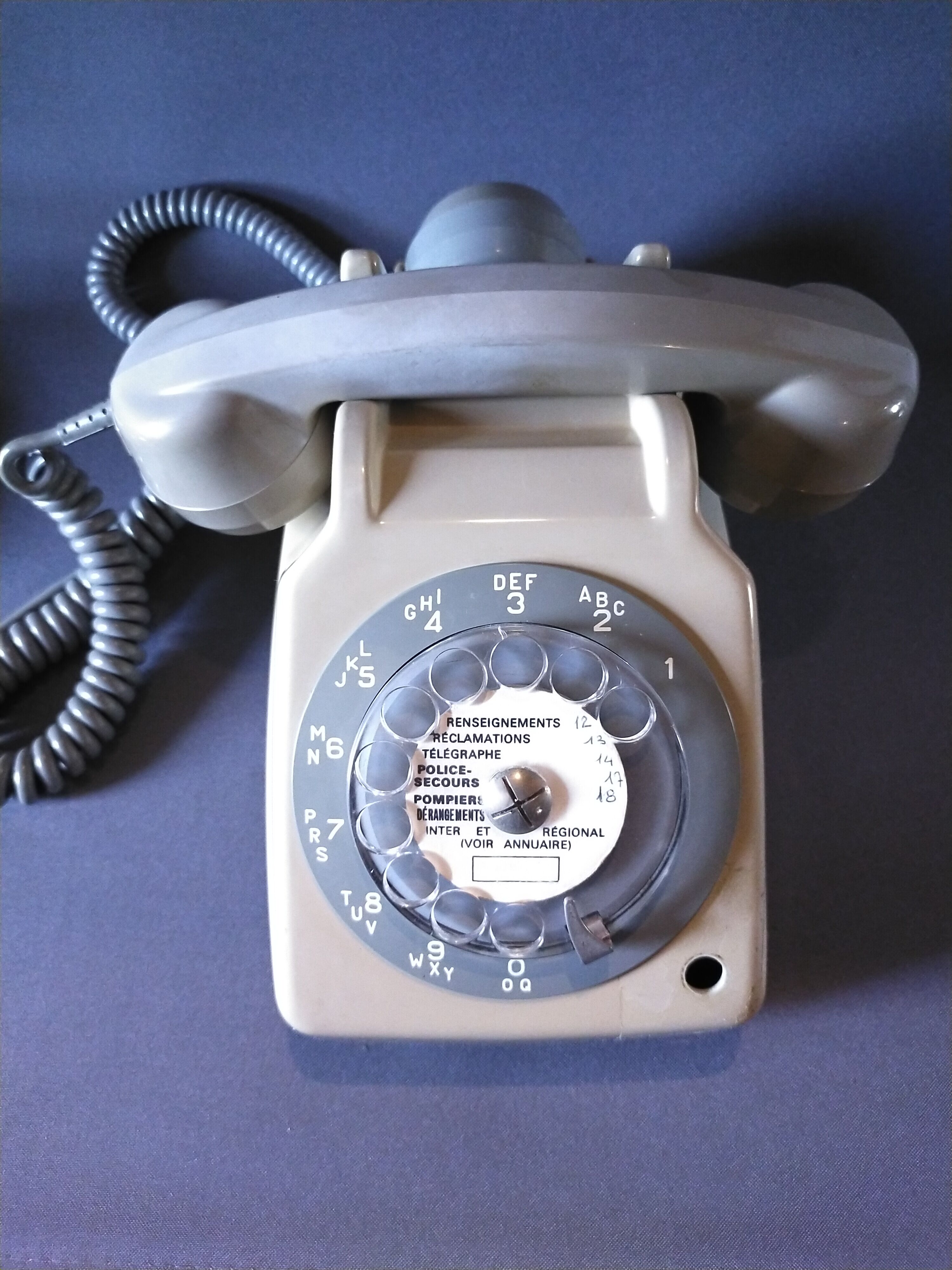 Socotel S63 dial phone grey