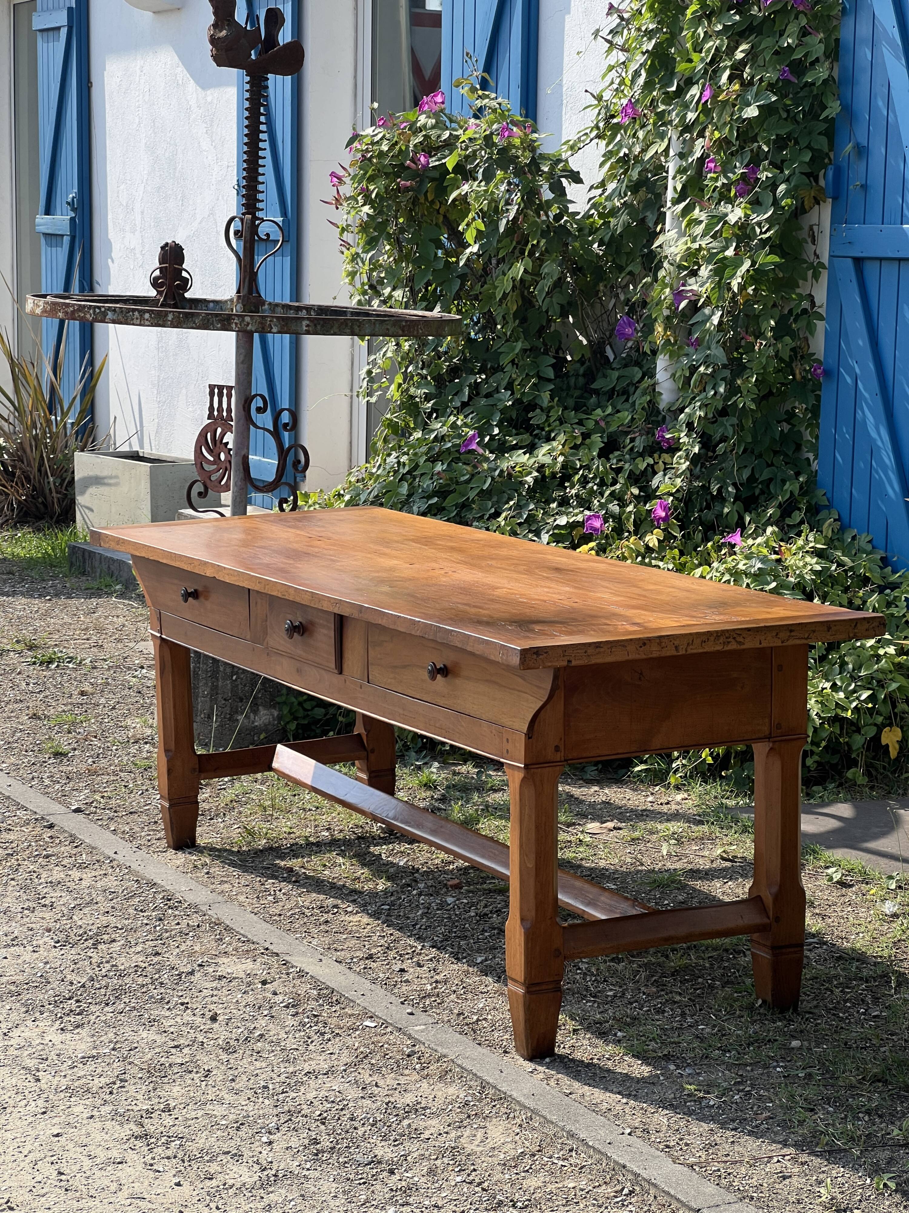 Walnut farm table