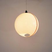Space Age hanging lamp in plastic, Italy, 1970s