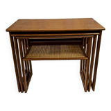 Danish vintage teak nest of tables by Johannes Andersen  1960s