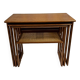 Tables gigognes vintage danoises en teck par Johannes Andersen 1960