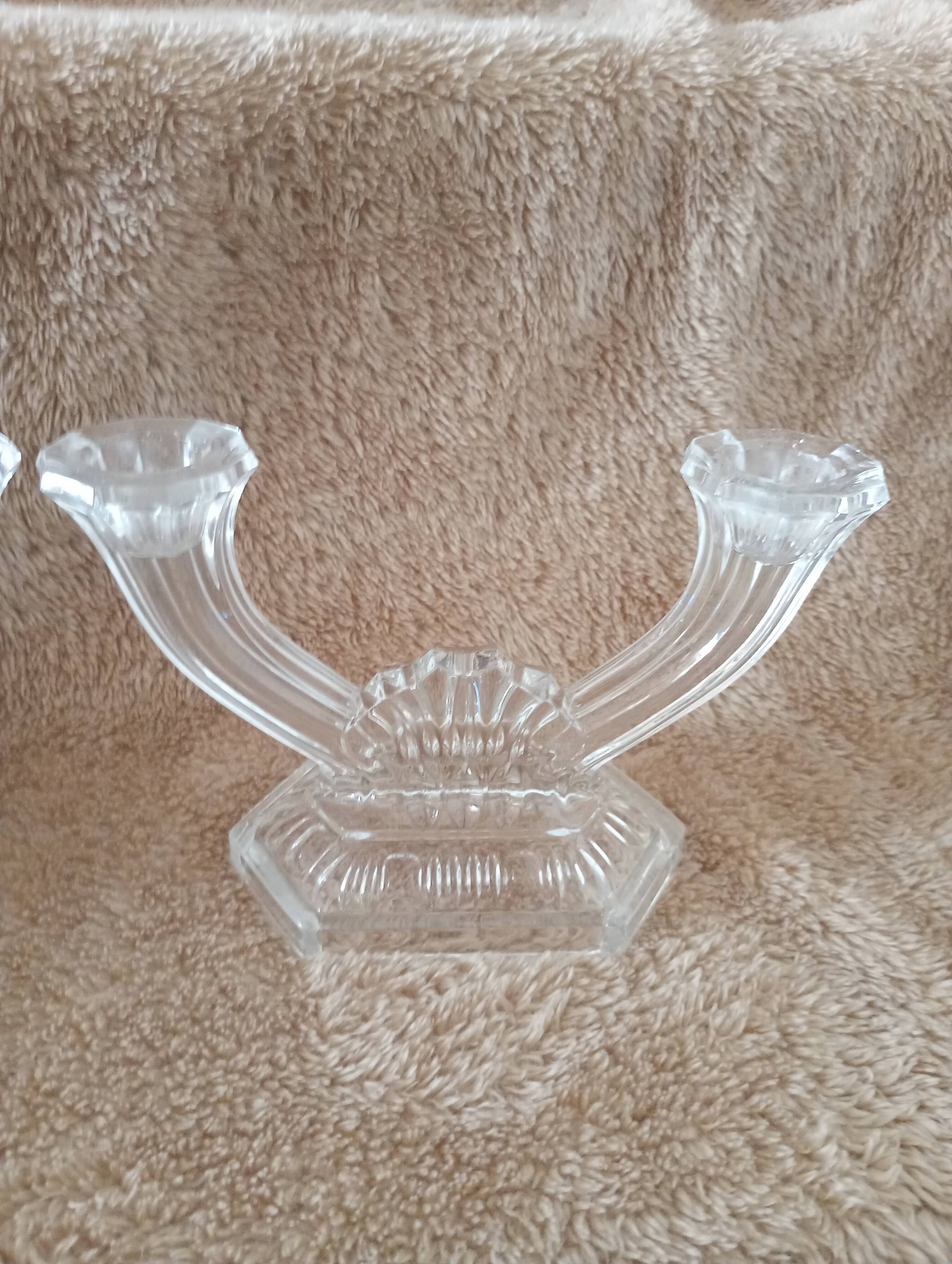 Crystal chandelier stamped E. Buder