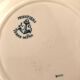 LG Clairefontaine dessert plate Moustier model in iron earth