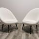 Paire de fauteuils mid-century restaurés