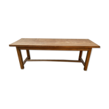 Solid oak dining farm table to eat 1950 220x77x75cm