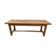 Solid oak dining farm table to eat 1950 220x77x75cm