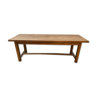Solid oak dining farm table to eat 1950 220x77x75cm