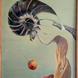 Oil painting by Bruno Lassalle (1982)