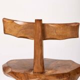 Butalist chair in olive tree, 1960s