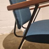 Pair of Armchairs by Gijs van der Sluis for van Der Sluis Steel Furniture