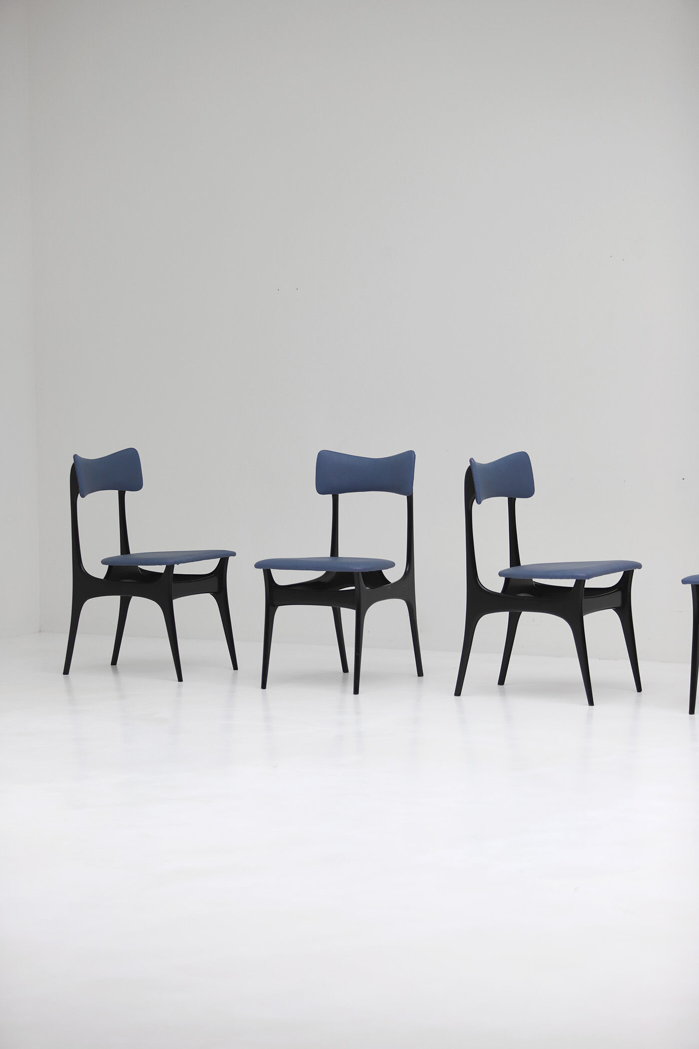 set of six Alfred Hendrickx S3 dining chairs for Belform