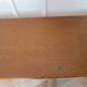Vintage cane rattan desk with a large top and 5 drawers - 1960s/70s.