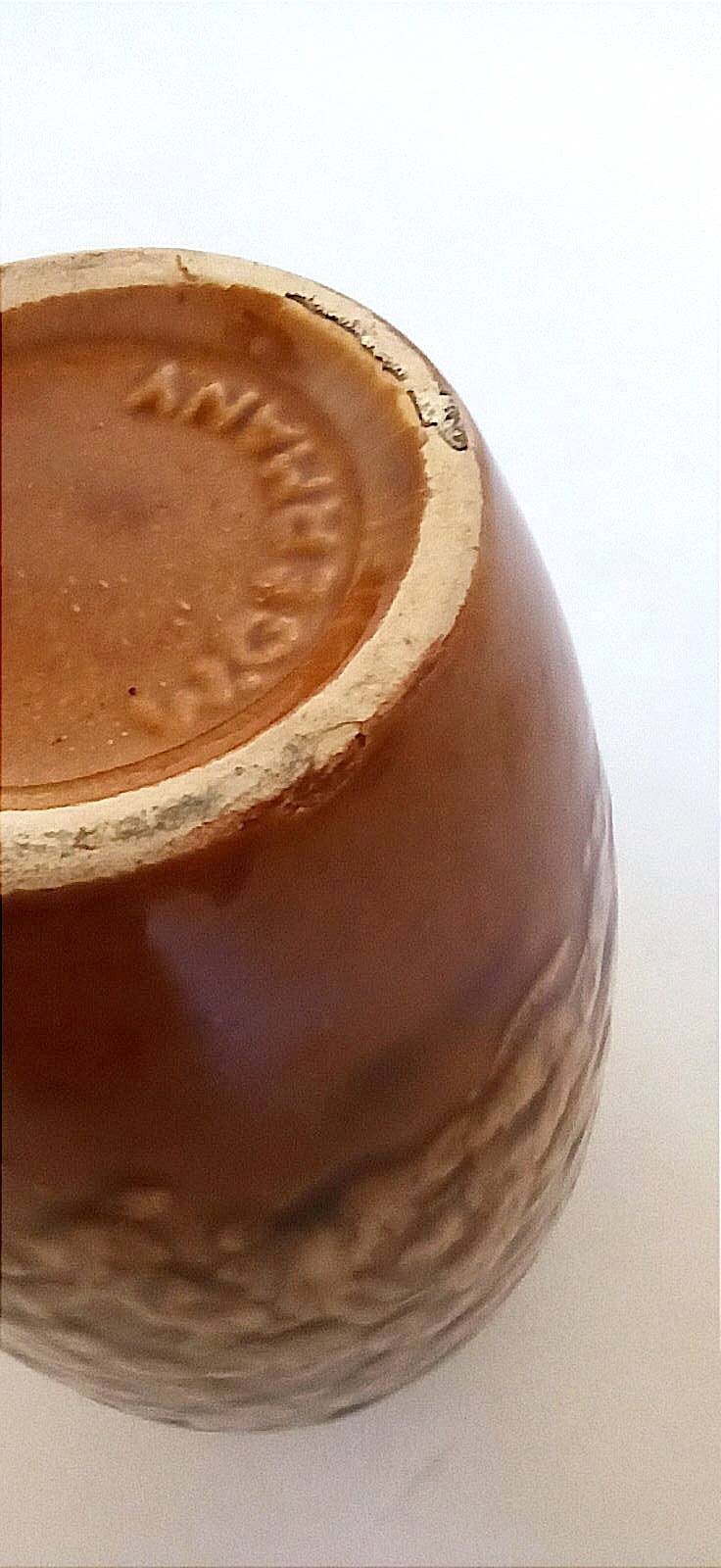 West Germany ceramic vase 1970s Height 21 cm