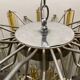 Italian Murano Glass Prism Trilobi Chandelier 1970’s