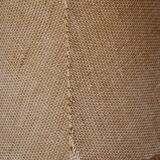 Blue ceramic lamp with lampshade