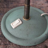 Old sheet metal workshop lamp