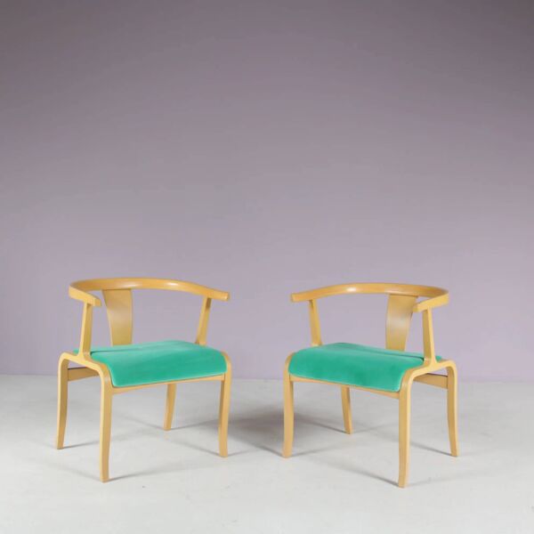 Chaise de bureau/chaise d'appoint rare des années 1960 attribuée à Toshiyuki Kita pour Tendo, Japon