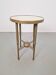 Table d'appoint ronde en cuivre Art Déco par P. Cool, 1933