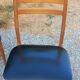 Set of 4 Scandinavian-style teak chairs from the 1970s.