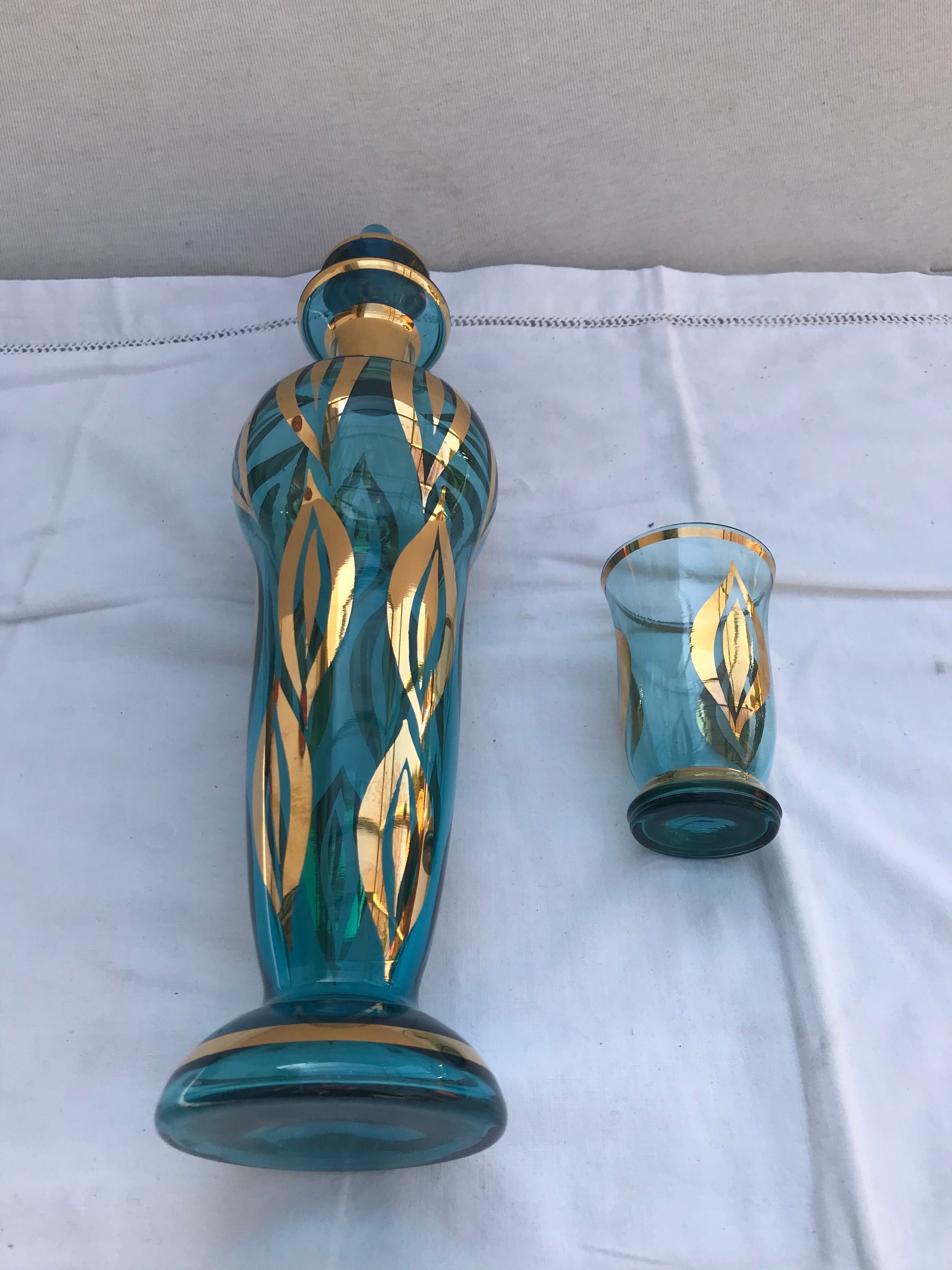 Former boheme carafe and glass