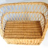 Corolla rattan bench chest