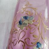 Enamelled roller vase