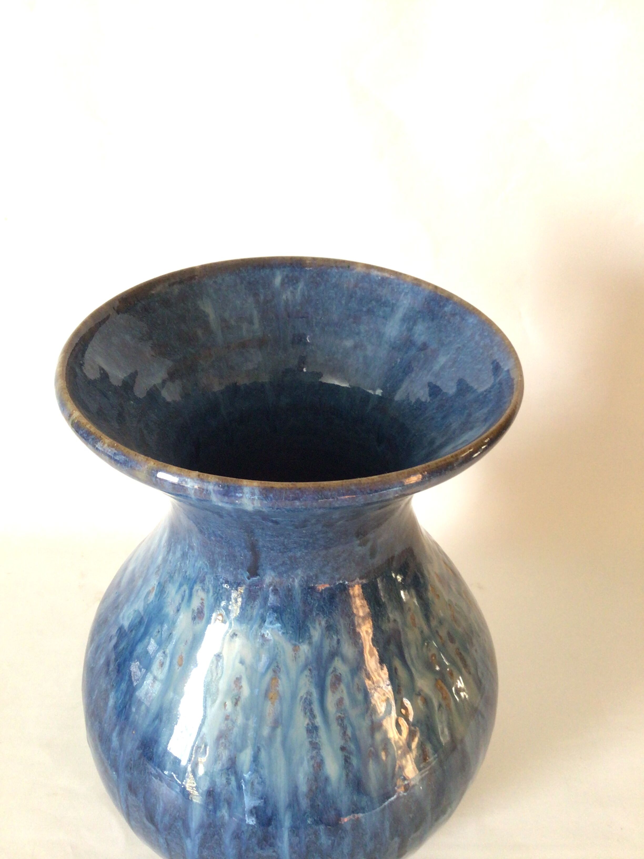 Sandstone vase Pottery Normand Puisaye H.31 cm