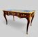 Marquetry and gilded bronze desk signed rinck in paris
