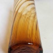 Lot de 6 verres vintage ambré Hauteur 17 cm