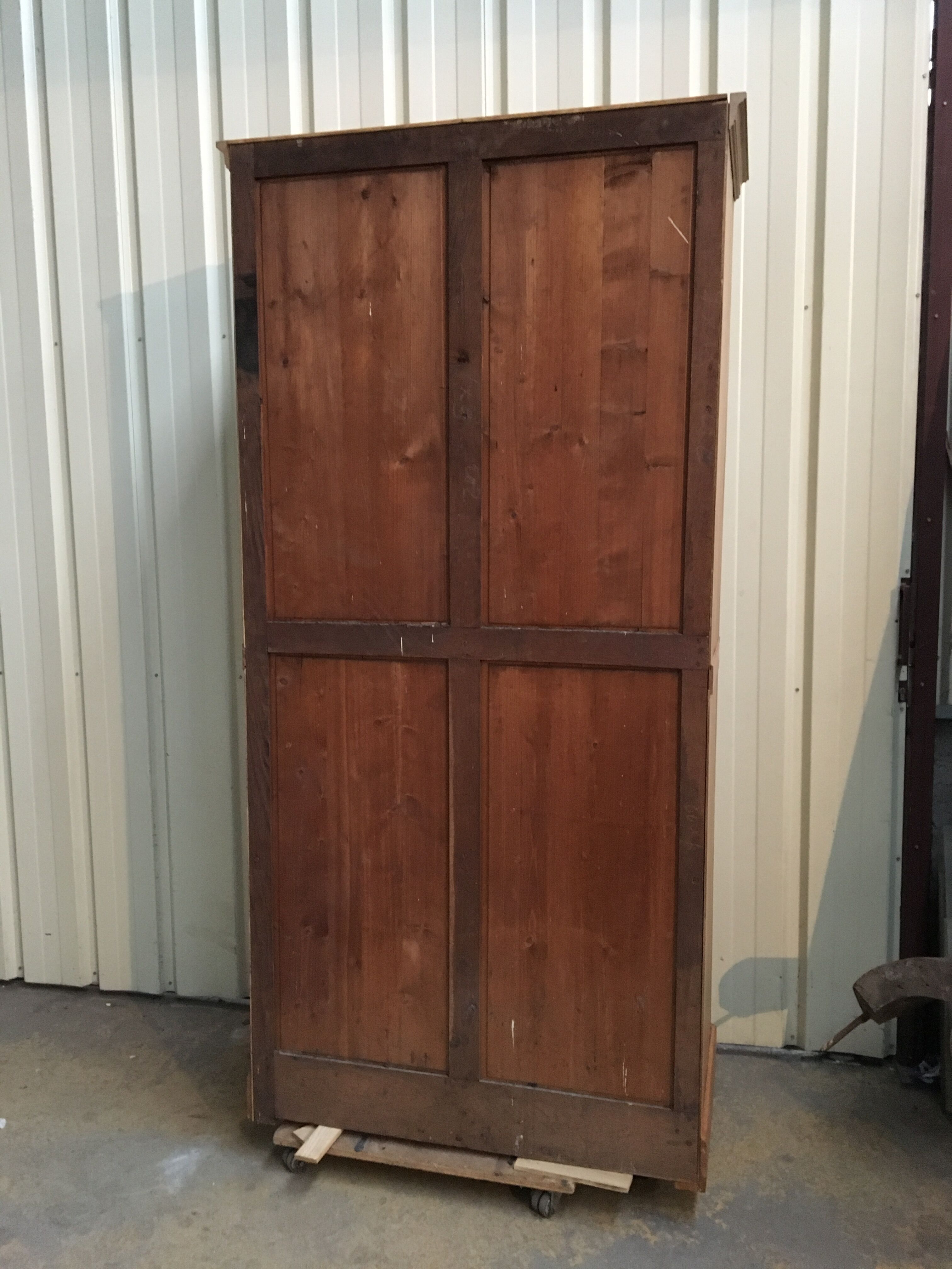 Old french bank locker room in oak