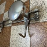 70s chrome wall coat rack