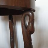 Empire style ceremonial table with mahogany swans
