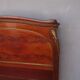 Golden bronze Louis XVI style mahogany bed