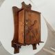 Antique wall cabinet folk art