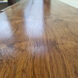 Scandinavian row in rosewood and chrome, 60s