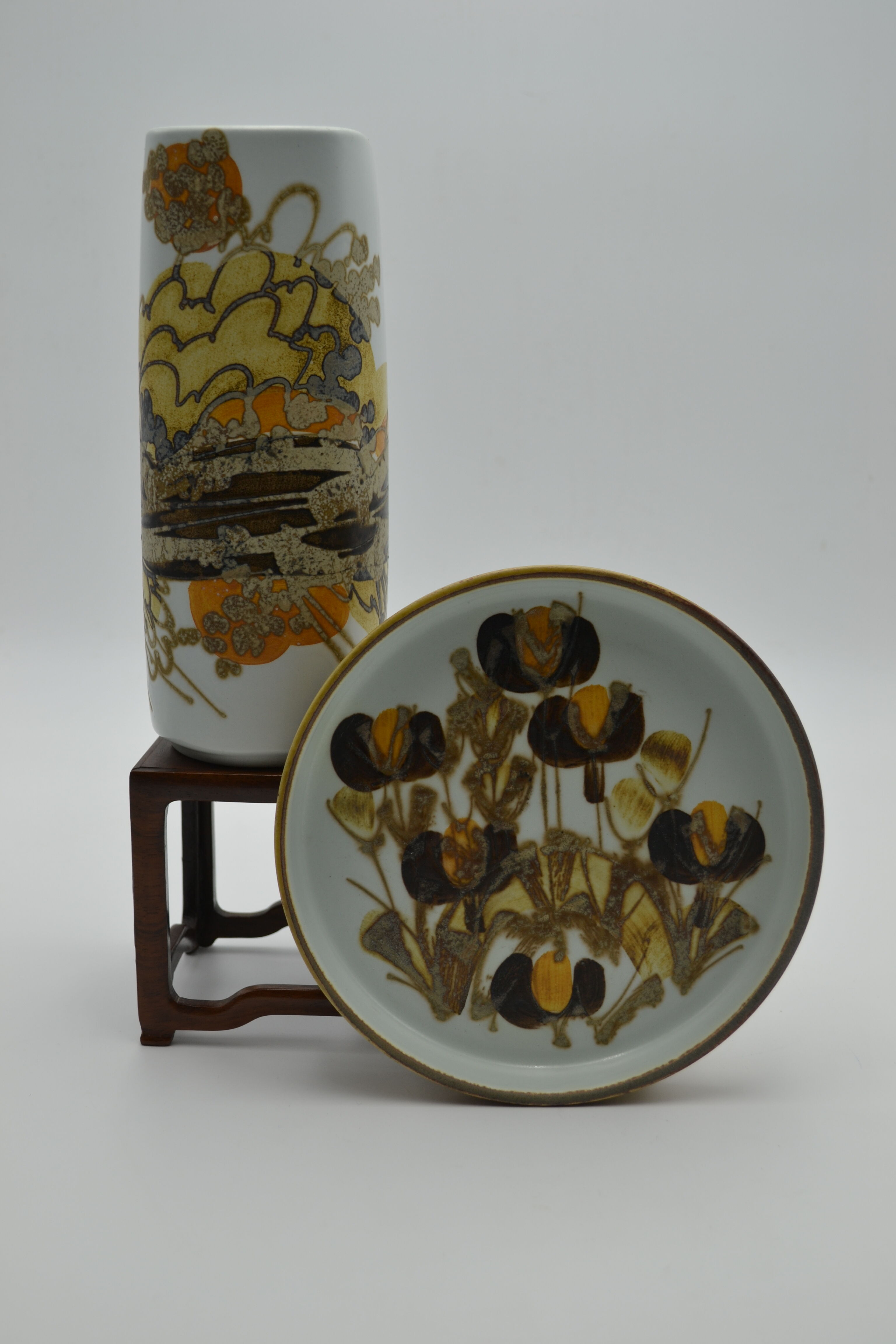 Dish of Ellen Malmer's Baca series for Royal Copenhagen