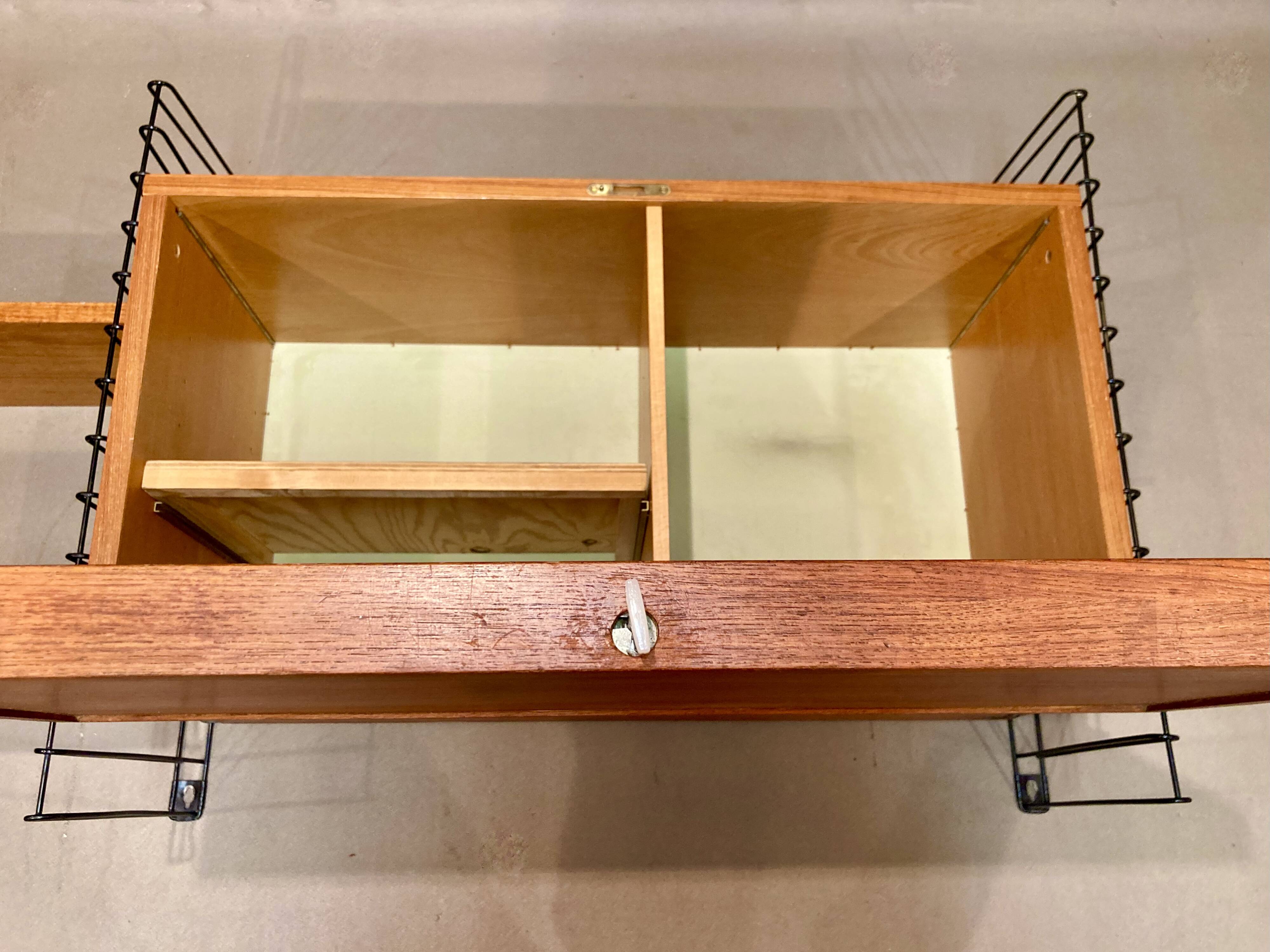 Modular shelf, Scandinavian design, 1950s.