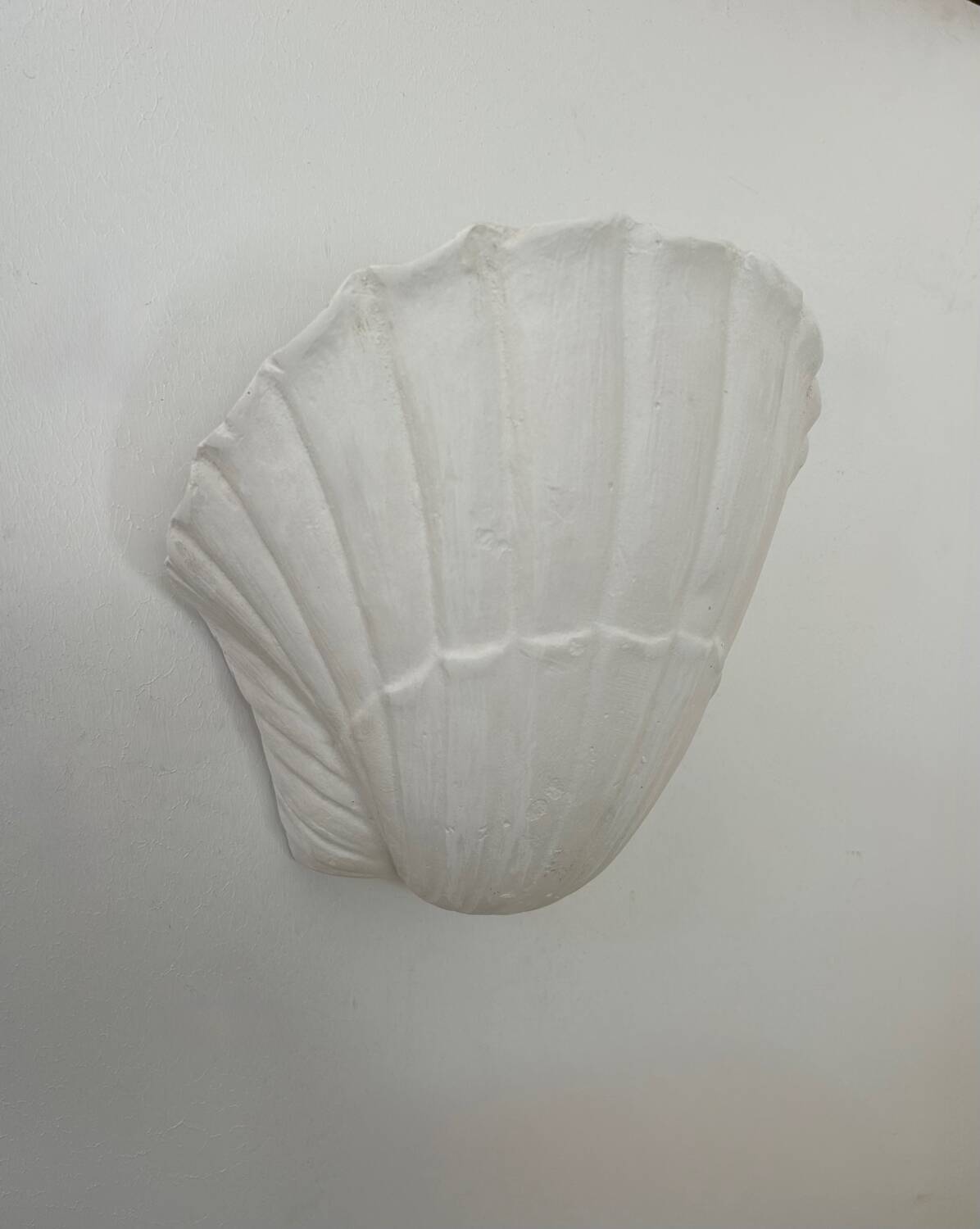 Pair of vintage plaster sconces