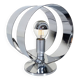 Vintage Table Lamp • Rings • Steel • Space Age • 1970