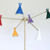 Lampadaire italien 6 bras