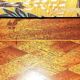 Small 19th century Napoleon III style secretary with folding top and marquetry