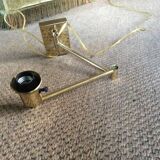 Wall lamp in gold metal