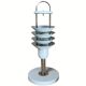 Pair danish scandinavian space age architectural table lamps