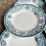 6 deep plates Léon Graves in earthenware, "Marie-Louise" service