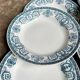 6 assiettes creuses Léon Graves en terre de fer, service "Marie-Louise"