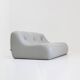 Canapé Kali en cuir gris de Michel Ducaroy pour Ligne Roset