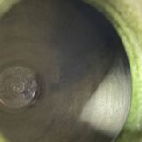 Green terracotta jar