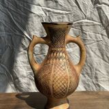 Decorative vase in the shape of an antique style amphora H27