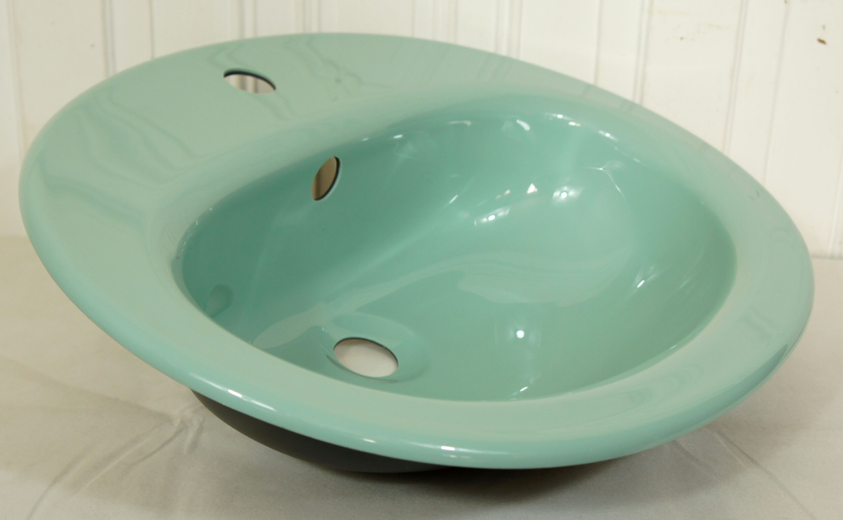 Vintage mint green sink